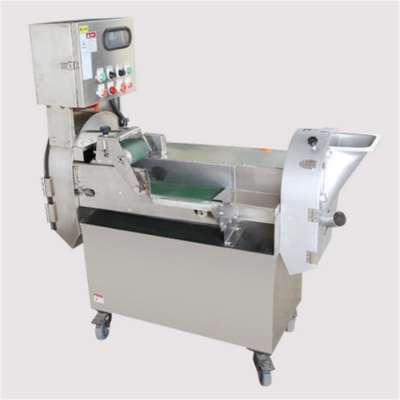 Double head full automatic control panel vegetable cutter healthy slicer machine