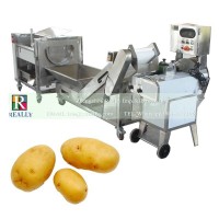 Industrial Vegetable Potato Carrot Taro Cassava Ginger Yam Root Washing And Peeling Washer Peeler Machine