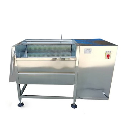 Industry Potato Washing Peeling Cutting Machine Commercial Potato Chips Cutter Peeler Machine